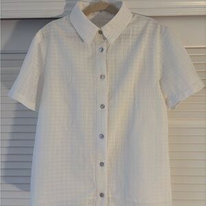 Garance Paris White Cotton Button Up